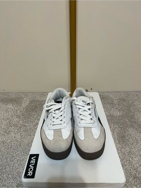 Gently used condition Reebok Classic White and Light Gray Casual Sneakers